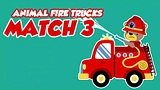 Animal Fire Trucks Match 3