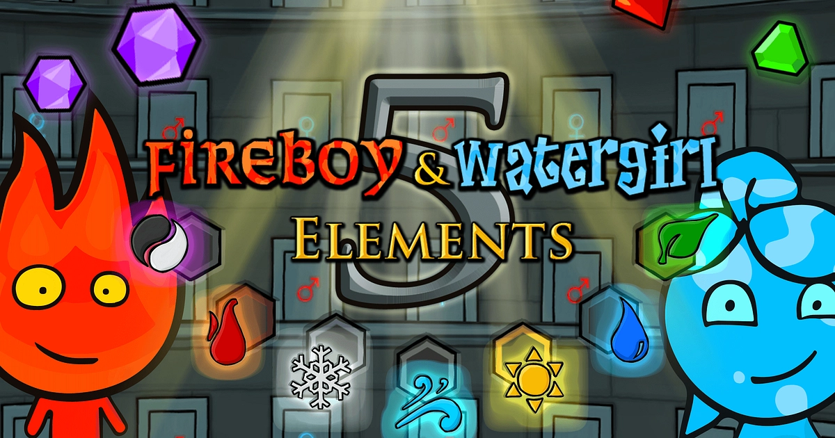 Fireboy and Watergirl 1 in the Forest Temple - Click Jogos