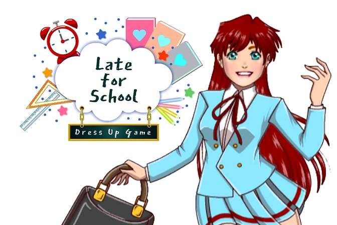 Late for School Dress Up Game