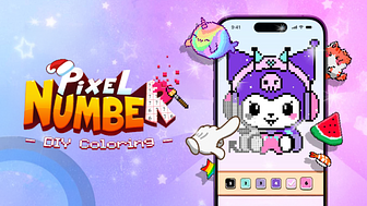 Pixel Number: DIY Coloring