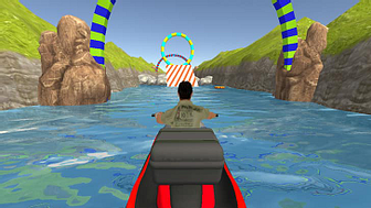 JetSky Power Boat Stunts Water Racing